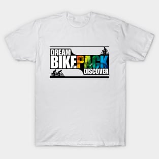 Dream Bikepack Discover Gradient on Light Color T-Shirt